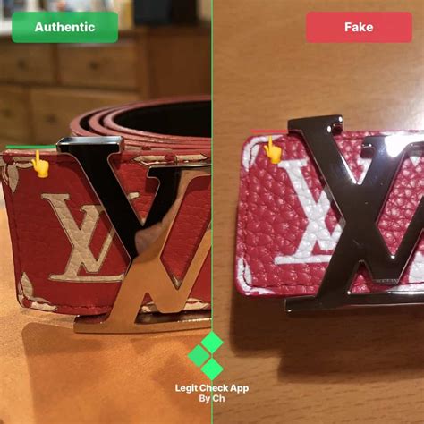 fake supreme louis vuitton bag belt belt|Louis Vuitton Supreme x Belt: Real Vs Fake Guide .